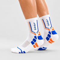 Chaussettes de sport à compression avec logo personnalisé, chaussettes de soutien pour la course à pied et les activités physiques