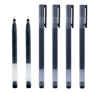 Commercio all'ingrosso personalizzabile 0.5mm penna Gel con Logo di stampa di grande capacità nero blu rosso carbonio cancelleria di plastica per la pubblicità - Product Image 5