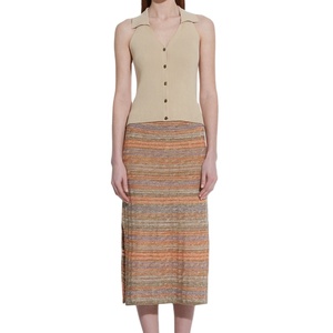 Moda Slim Fit Knitted Women's <span class=keywords><strong>Polo</strong></span> Vest Lady Tank Top. - Product Image 6