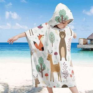 Luxury Customize Kids Pattern 100% Cotton Terry With Hat Portable <b>Towel</b> - Product Image 1