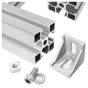 Tubo di alluminio 4040 Standard nazionale attrezzature industriali profilo in alluminio Rack 40*40 alluminio profilo 2.0 spessore - Product Image 5