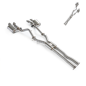 Escape Catback Valvetronic de Ajuste Directo para <span class=keywords><strong>Kia</strong></span> <span class=keywords><strong>Stinger</strong></span> GT 3.3T, Silenciador SS304, Reemplazo de Alto Rendimiento para Carreras - Product Image 2