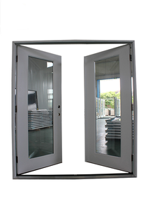 Double <span class=keywords><strong>porte</strong></span> <span class=keywords><strong>de</strong></span> villa moderne en fibre <span class=keywords><strong>de</strong></span> verre, accessoire décoratif avec mulet et - Product Image 2