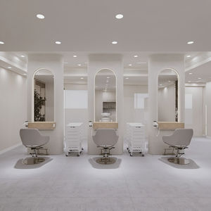 Espejo de Pared con Luces LED Modernas, Muebles de Salón para Salón, Dormitorio, Baño, Hotel, Centro Comercial, Gimnasio, Material de Vidrio - Product Image 2