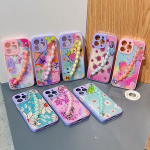 SOMOSTEL Fundas avec bracelet décoration motif peint étui <span class=keywords><strong>de</strong></span> protection <span class=keywords><strong>de</strong></span> téléphone portable pour étui iphone - Product Image 2