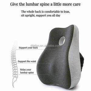 Silla ergonómica para juegos, cojín lumbar, respaldo ajustable, soporte de cintura, asiento de oficina, reposacabezas de espuma viscoelástica, almohada para el cuello - Product Image 4