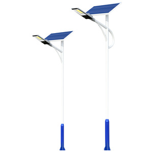 Fabricant de poteaux d'éclairage public sur mesure, poteaux d'éclairage solaire à bras simple et double galvanisés à chaud de 6m, 7m, 8m, source - Product Image 1