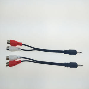 D1570 17 см 3,5 мм стерео штекер к 2 RCA женский сплиттер Кабель-адаптер - Product Image 2