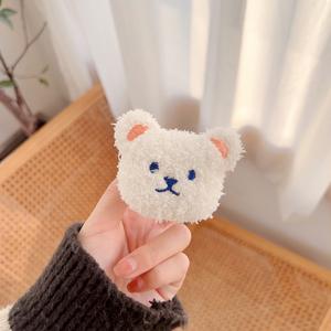 Süper yumuşak karikatür peluş bebek oyuncak ayı cep telefon tutamağı Tok tutucu yapıştırılan taşınabilir tutucu Polyester PP pamuk - Product Image 6