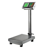 Báscula Digital Electrónica Industrial Impermeable de 150-500 kg, Plataforma de Acero para Pesaje en Banco, Precisión de 50 g, Pantalla LCD, OEM, ODM