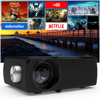 Mini projecteur YG430, projecteur portable natif 1080P avec zoom numérique et stéréo HiFi, meilleur projecteur de cinéma maison avec 220 ANSI