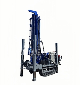 ÚNICO Precio de fábrica Alto rendimiento 160M Tipo de oruga Plataforma de perforación de pozos de agua Máquina de perforación Pozo de perforación - Product Image 1