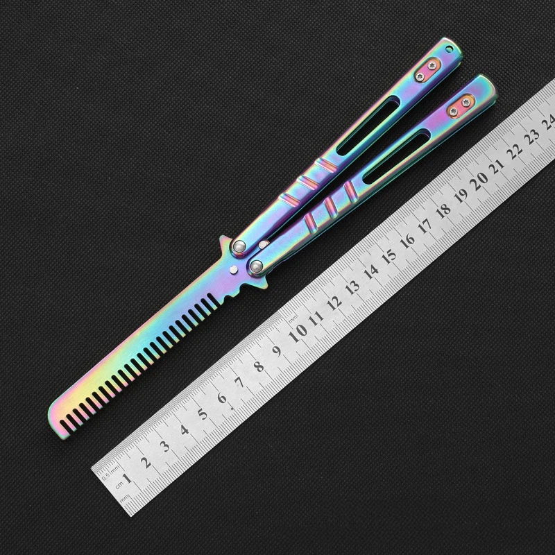 Color titanium comb
