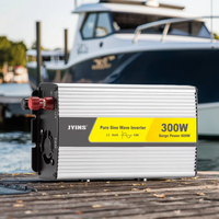 Onduleur à onde sinusoïdale pure 300W 12V DC à 110V/220V AC Onduleur et convertisseur