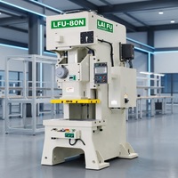 Presse mécanique à simple manivelle LFU-80N haute performance à cadre en C pour le poinçonnage de tôles métalliques, haute précision