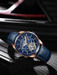 루이 줄렌 투르비옹 기계식 시계, 비즈니스 패션 트렌드 남성용 방수 시계 - Product Image 3