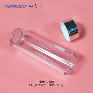 Bouteilles vides personnalisées pour pilules, comprimés, vitamines, huile de poisson et capsules de gel, stockage écologique en plastique, emballage de 85 ml, bouteille en PET - Product Image 6