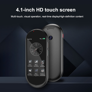 Dernier appareil de <span class=keywords><strong>traduction</strong></span> intelligent portable avec écran IPS, Wifi 4G, arabe, <span class=keywords><strong>espagnol</strong></span>, 138 langues, fonction d'enregistrement <span class=keywords><strong>photo</strong></span> et vocal - Product Image 3