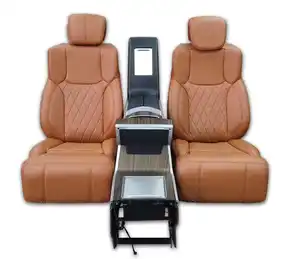 İki lüks ayarlanabilir araba uçak koltukları satılık merkezi kontrol kol dayama kutusu