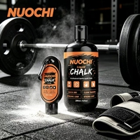 Craie liquide personnalisée pour l'haltérophilie et la force athlétique, aide à la préhension en salle de sport, disponible en différentes tailles : 50 ml, 100 ml, 200 ml, 250 ml