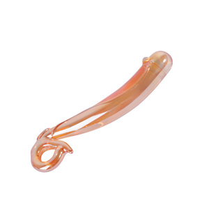 Dildo en verre transparent pour femmes, pénis artificiel en cristal, jouet sexuel pour adultes, sensation de toucher réel, longue durée de vie - Product Image 2