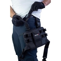 Sac de jambe DANA multifonctionnel pour électriciens, grande capacité, trousse à outils de réparation, en tissu Oxford PVC durable, fermeture à cordon