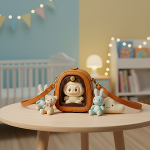 <span class=keywords><strong>Bolsa</strong></span> <span class=keywords><strong>de</strong></span> Almacenamiento <span class=keywords><strong>de</strong></span> Juguetes Pequeños, Hecha a Mano, Vintage, <span class=keywords><strong>de</strong></span> Lujo, <span class=keywords><strong>de</strong></span> Cuero Genuino, Clásica, con Ventana Transparente, Ecológica, Duradera, Retro - Product Image 6