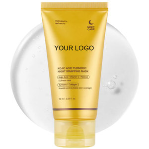 Masque de nuit pour le visage OEM, <span class=keywords><strong>collagène</strong></span> <span class=keywords><strong>naturel</strong></span>, blanchissant, gel organique avec peptides et hydratation intense pour tous les types de peau, unisexe - Product Image 1