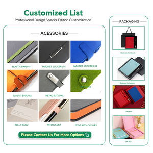 Chất lượng cao A4 kinh doanh Tạp Chí biểu tượng tùy chỉnh bán buôn khuyến mại máy tính xách tay PU da bìa cứng Hot Bán máy tính xách tay - Product Image 6