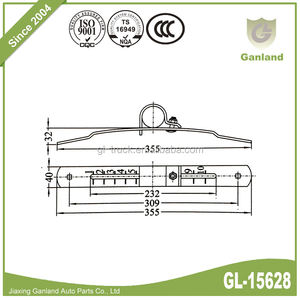 Soporte de montaje de guardabarros de camión de acero aislado de nueva condición para repuestos de remolque - Product Image 2