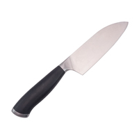 Couteau de chef de cuisine en métal professionnel de 5 pouces avec poignée noire forgée couperet tranchant pour trancher la viande couteau de pêche de style serbe