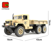 Usine directement fournir 2.4Ghz 1:12 4 canaux télécommande véhicules militaires jouet armée camion RC voiture tout-terrain pour les enfants
