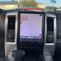 PA 2022 baru 12.1 "Android 10.0 layar vertikal Stereo mobil navigasi Gps pemutar DVD untuk Dodge Ram 2009-2012 tesla Radio
