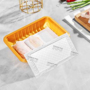 Tampon absorbant de haute qualité pour emballage de viande 140*60mm, qualité alimentaire, absorbant l'eau fraîche - Product Image 2