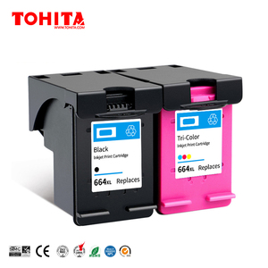 Cartucho de Tinta 664XL para <span class=keywords><strong>HP</strong></span> 664xl Deskjet Ink Advantage 4536 4538 <span class=keywords><strong>4675</strong></span> 4676 4678 5075 5076 5078 5085 5088 5275 5276 5278 de TOHITA - Product Image 1