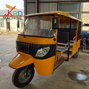 Cost-effective 200cc Yellow Gasoline Tuk Tuk <strong>Auto</strong> Rickshaw 3-Wheeler <strong>Bajaj</strong> Tricycle for Passenger &amp; Cargo Transport Vehicle - Product Image 2