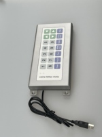 Nuevo Producto: Pantalla de Cocina Programable de 21 Teclas con Carcasa de Acero, Resistente al Polvo y al Agua, con Barra de Visualización y Interfaz USB