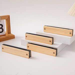 16-Loch Chromatische Tremolo-Mundharmonika mit Holzkörper, Diatonische Mundorgel in C-Ton für Musikunterricht und Anfänger - Product Image 2