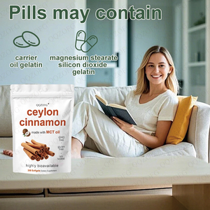 Offerta Speciale: Capsule di Cannella di Ceylon OEM, 300 Softgel con Olio MCT, Integratori di Cannella per Antiossidanti e Benessere - Product Image 5