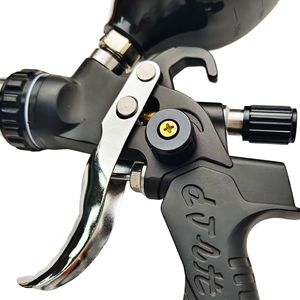 Pistolet de pulvérisation HVLP professionnel vert 1,4 mm à alimentation par gravité, outil pneumatique optimisé pour la réparation et la retouche automobile - Product Image 5