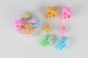 Impugnature per dita in gomma con impugnatura a matita in silicone, supporto per matita per scrittura a mano, impugnatura ergonomica per scrittura/impugnatura per penna spedizione gratuita - Product Image 5