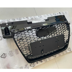 Convient pour 2008-2014 <span class=keywords><strong>Audi</strong></span> <span class=keywords><strong>A6</strong></span> TT TTRS 8J Grille de pare-chocs avant Grille en nid d'abeille argentée - Product Image 6