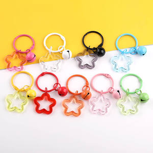 KC073 ดาวห้าแฉกโลหะหลากสีใส สำหรับงาน DIY ทำมือ ใช้เป็นห่วงหนังสือ พวงกุญแจ จี้ห้อย  อุปกรณ์ตกแต่ง - Product Image 5