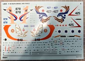 GWH 1/48 F-16I <span class=keywords><strong>SUFA</strong></span> Storm Eagle, modèle de chasseur biplace à assembler, L4835 - Product Image 6