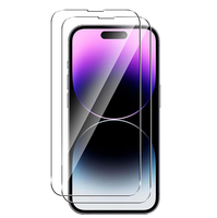 Protecteur d'écran de téléphone en verre trempé anti-explosion 9 d pour iPhone