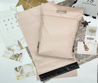 Sacs de Courrier Express à Succès Commercial, Faible MOQ, Sacs d'Emballage Express pour Cosmétiques et Cadeaux, Enveloppes Poly Personnalisées avec Poignées