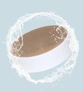 Grattoir pour <span class=keywords><strong>chat</strong></span> rond et durable pour chats d'intérieur, papier ondulé et PVC antidérapant, lit très vendu - Product Image 6