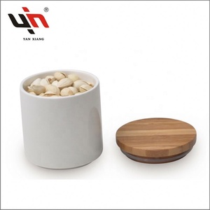 High Quality Food Storage Canister Jar Container <strong>Tea</strong> <strong>Sugar</strong> <strong>Coffee</strong> Canister <strong>Set</strong> With Bamboo Lid - Product Image 4