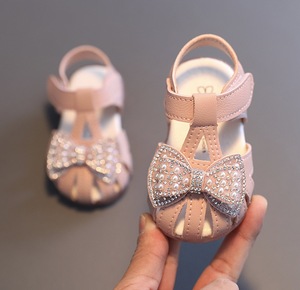 Sandalias para Bebé, Transpirables, con Diseño de Princesa, Zapatos para Recién Nacido con Suela Suave y Lazo, Zapatos para Caminar de 0 a 3 Meses - Product Image 4