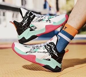 Chaussures de basketball montantes pour hommes Baskets de sport tendance à la mode pour les couples Fond mou pour les étudiants d'automne Été Printemps - Product Image 6